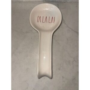 RAE DUNN Christmas Fa La La! Spoon Rest